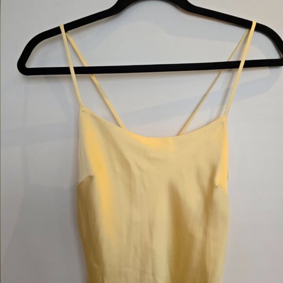 XXS Yellow Satin Dress - Picture 4 of 6